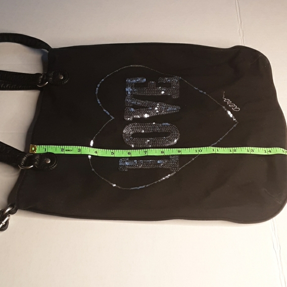 Aeropostale black LOVE sequin bag - Picture 4 of 8